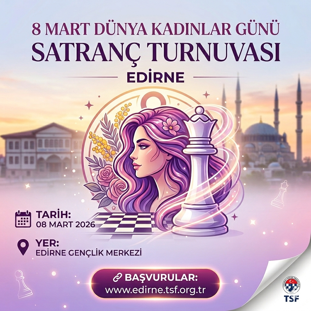 8 Mart Dünya Kadınlar Günü Hızlı Satranç Turnuvası