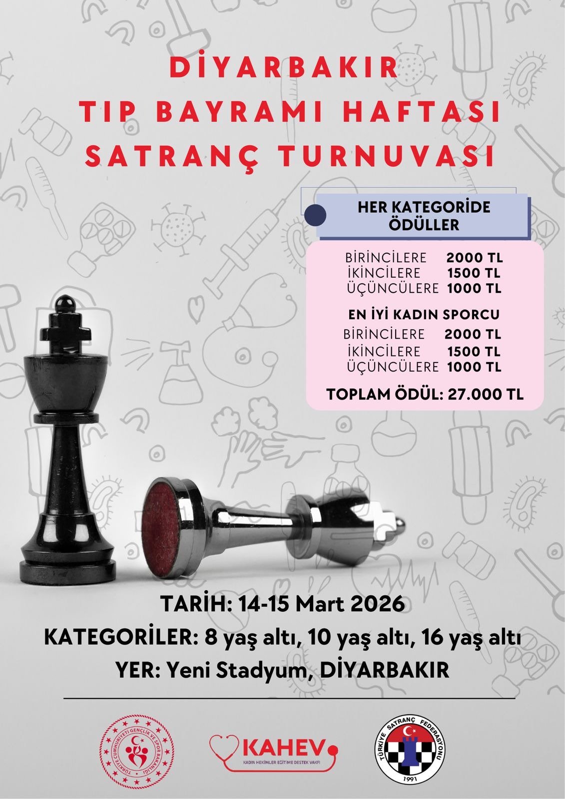 Diyarbakır Tıp Bayramı Satranç Turnuvası