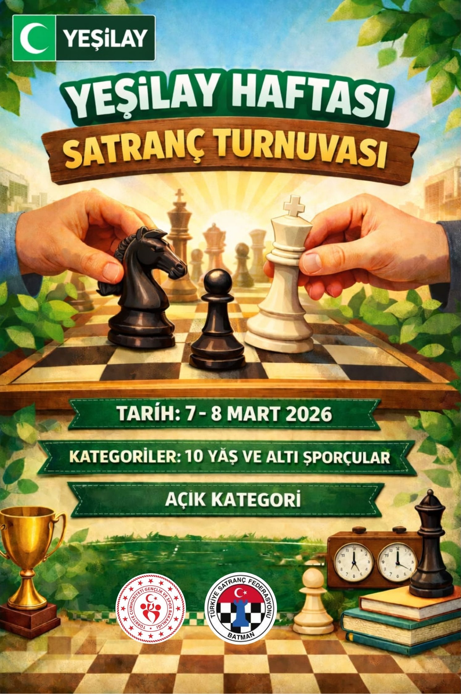 Yeşilay Haftası Batman Satranç Turnuvası