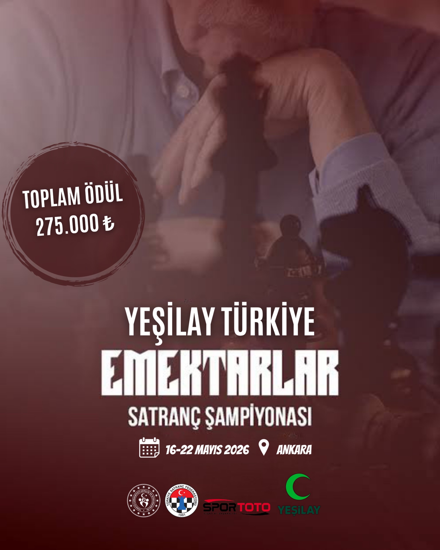 2025-2026 Yeşilay Türkiye Emektarlar Satranç Şampiyonası