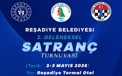 Reşadiye Belediyesi 2. Geleneksel Ödüllü Satranç Turnuvası